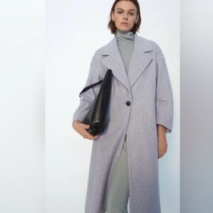 Zara Gray Collection Coat